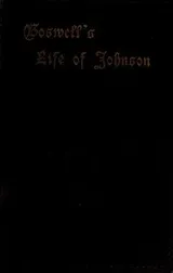 Cover of Boswell's life of Johnson