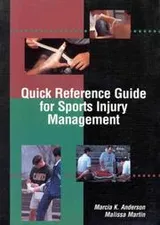 Cover of Quick reference guide for sports injury management