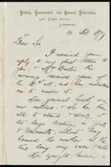 Cover of [Letter to] Dear Sir