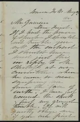 Cover of [Letter to] Mr. Garrison, Dear Friend