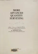 Cover of More advanced quantity surveying