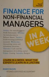 Cover of Finance for non-financial managers in a week