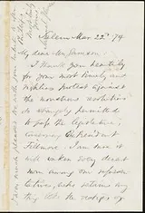 Cover of [Letter to] My dear Mr. Garrison