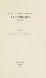 Cover of Eternidades, verso (1916-1917)