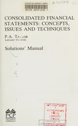 Cover of Consolidated financial statements