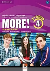 Cover of MORE! LEVEL 4 STUDENT'S BOOK WITH CYBER HOMEWORK AND ONLINE RESOURCES 2ND EDITION