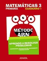 Cover of Matemáticas 3. Método ABN. Aprendo a resolver problemas 1.