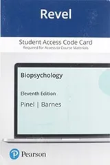 Cover of Revel for Biopsychology -- Access Card
