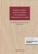 Cover of Régimen jurídico del Sector Público y Procedimiento Administrativo Común