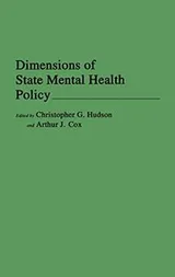 Cover of Dimensions of state mental health policy