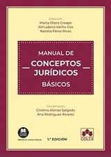 Cover of Manual de conceptos jurídicos básicos