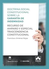 Cover of Doctrina social constitucional sobre la garantía de indemnidad