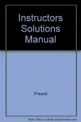 Cover of Instructors Solutions Manual