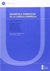 Cover of Gramática normativa de la lengua española