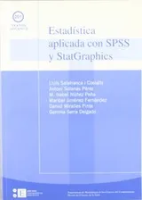 Cover of Estadística aplicada con SPSS y StatGraphics