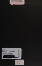 Cover of R. I. P.
