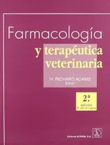 Cover of Farmacologia y terapeutica veterinaria