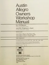 Cover of Austin Allegro 1500/1750 1973-82 Owner's Workshop Manual