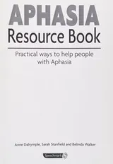 Cover of Aphasia Resource Book