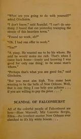 Cover of Scandal of Falconhurst