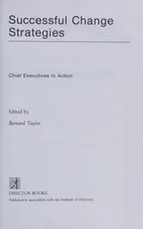 Cover of Successful change strategies