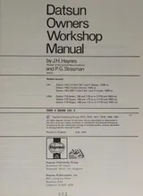Cover of Datsun 710 Owners Workshop Manual