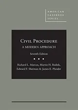 Cover of Civil Procedure, a Modern Approach - CasebookPlus