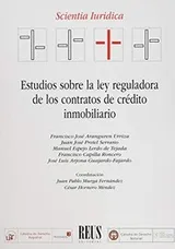 Cover of Estudios sobre la Ley reguladora de los contratos de crédito inmobiliario