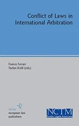 Cover of Conflict of laws in international arbitration