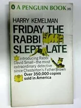 Cover of FRIDAY THE RABBI SLEPT LATE (RABBI DAVID SMALL)