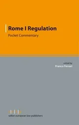 Cover of Rome I Regulation