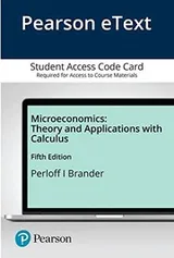 Cover of Pearson EText for Microeconomics