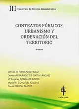 Cover of Contratos públicos, urbanismo y ordenación del territorio