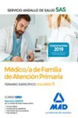 Cover of Médico de Familia de Atención Primaria del Servicio Andaluz de Salud. Temario específico Vol 5