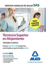 Cover of Técnico/a Superior en alojamiento del Servicio Andaluz de Salud. Temario común