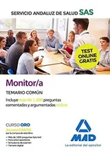 Cover of Monitor/a del Servicio Andaluz de Salud. Temario común
