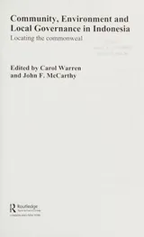 Cover of Environment and Governance in Indonesia