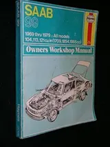 Cover of Saab 99 owners workshop manual