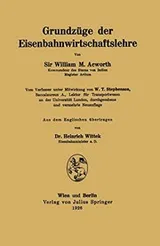 Cover of Grundzüge der Eisenbahnwirtschaftslehre
