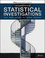 Cover of Intermediate Statistical Investigations