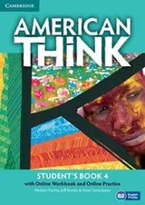 Cover of American Think Level 4 Student's Book with Online Workbook and Online Practice