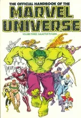 Cover of The Official Handbook of the Marvel Universe Volume Three