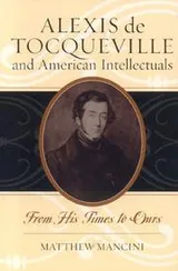 Cover of Alexis de Tocqueville and American Intellectuals