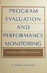 Cover of Program evaluation and performance monitoring