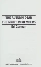 Cover of The autumn dead