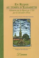 Cover of En Russie au temps d'Elisabeth