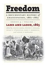 Cover of Freedom : a Documentary History of Emancipation, 1861-1867 : Series 3, Volume 1