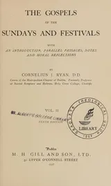Cover of The Gospels of the Sundays and festivals
