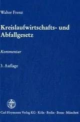 Cover of Kreislaufwirtschafts- und Abfallgesetz