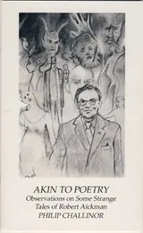 Cover of Akin to Poetry